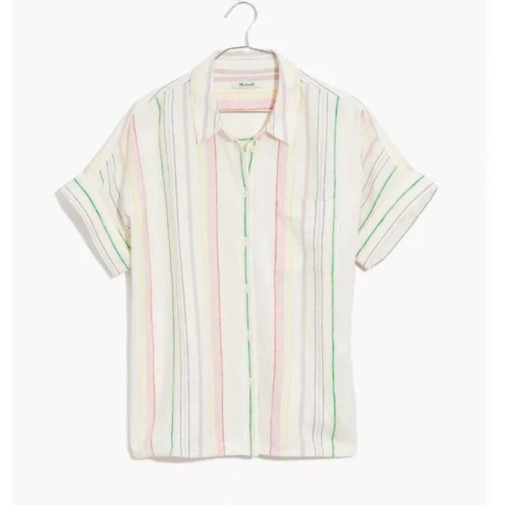 Madewell Multicolor Striped Blouse